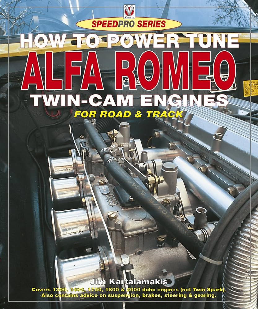 洋書 HOW TO POWER TUNE ALFA ROMEO TWIN-CAM Amazon.com: How to Power Tune Alfa Romeo Twin-Cam Engines